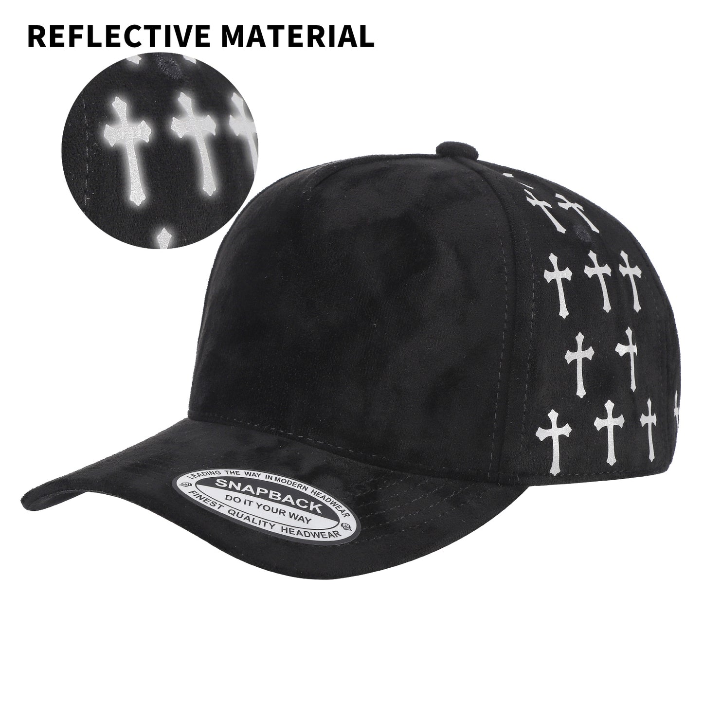 5SSTG - 5 Panel Suede Satin Gilding