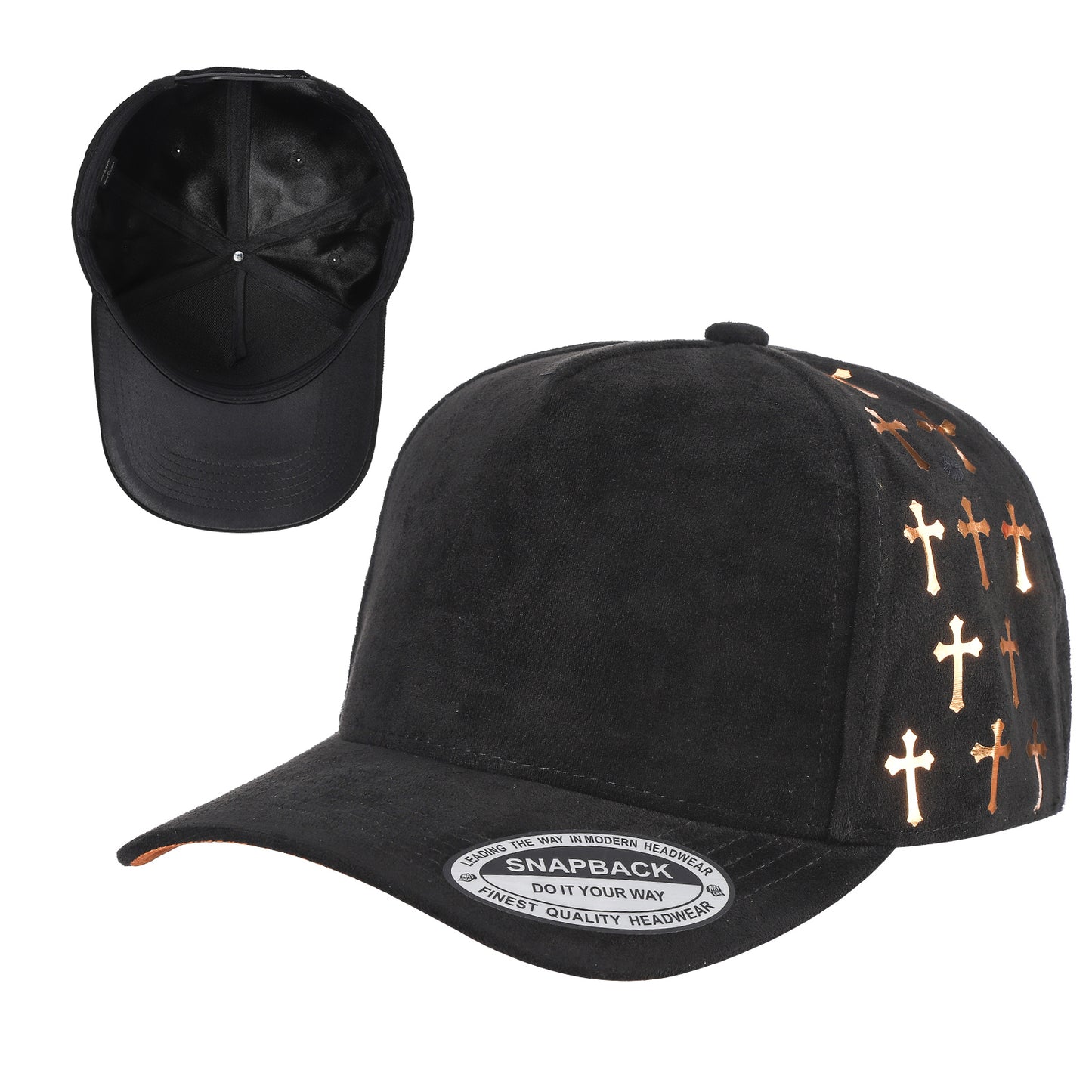 5SSTG - 5 Panel Suede Satin Gilding