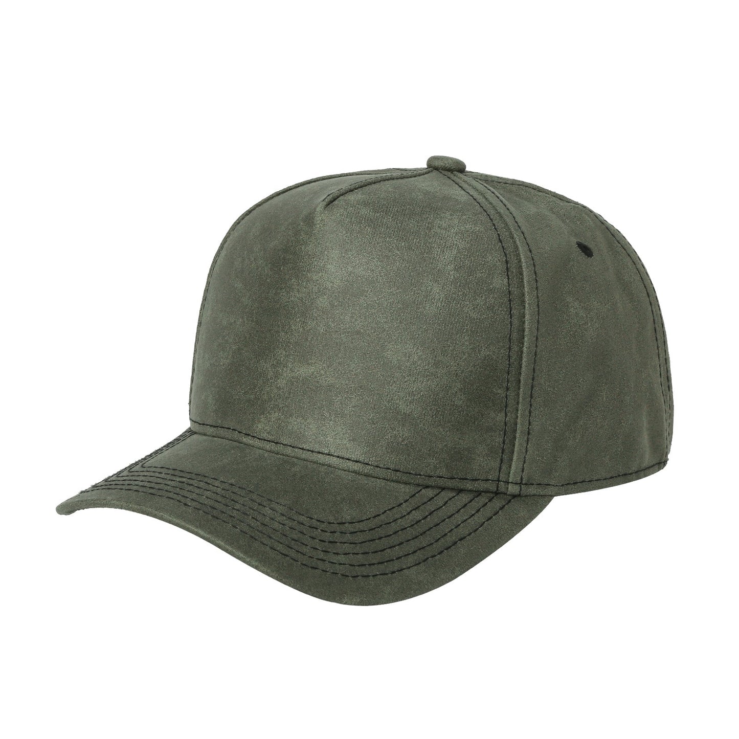 5RS - 5 Panel Leather Cap