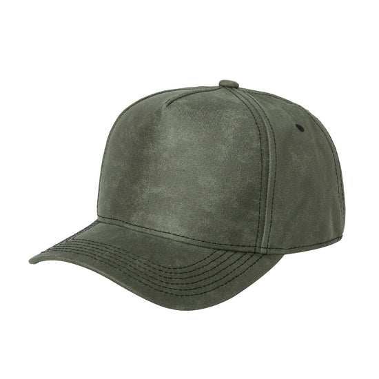 5RS - 5 Panel Leather Cap