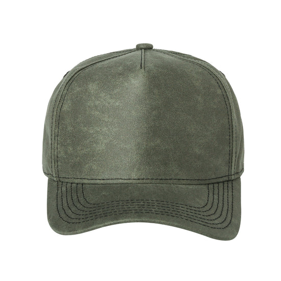 5RS - 5 Panel Leather Cap