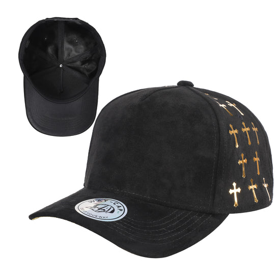 5SSTG - 5 Panel Suede Satin Gilding