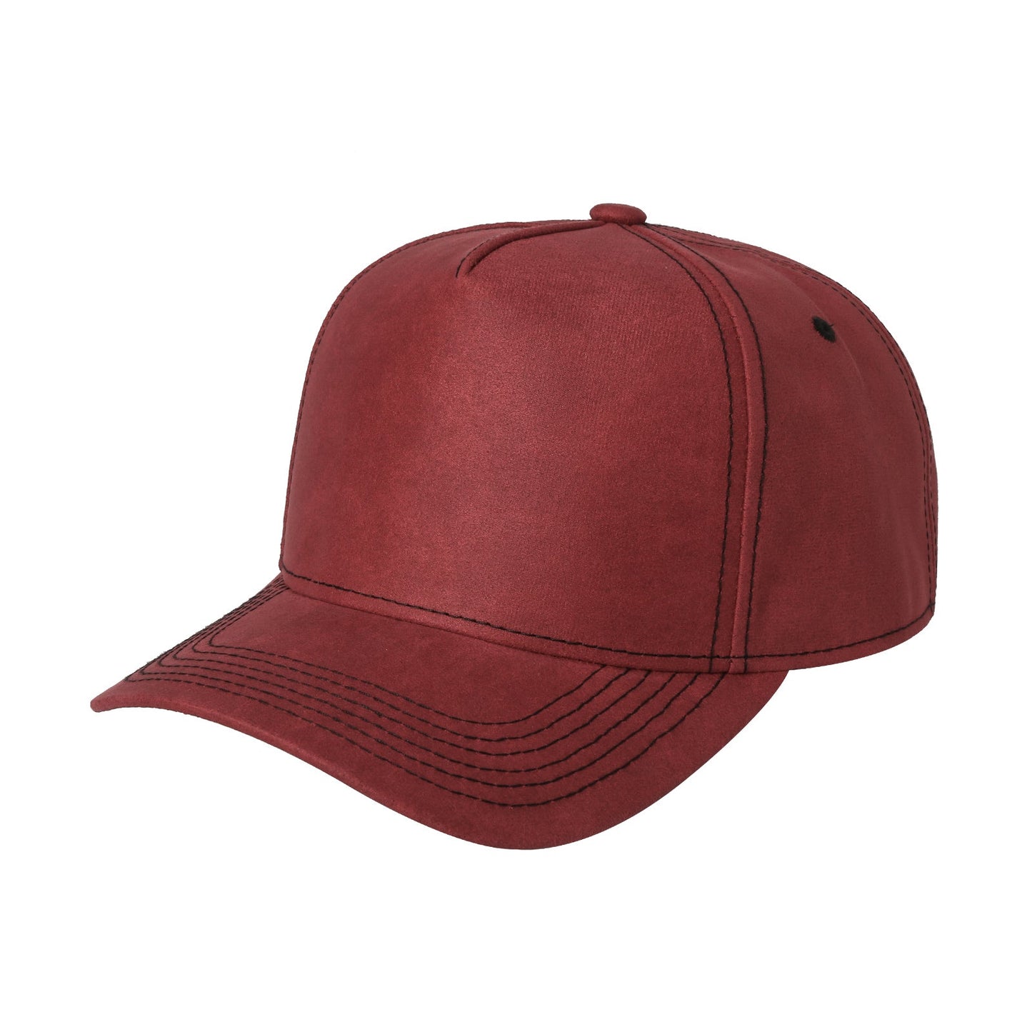 5RS - 5 Panel Leather Cap