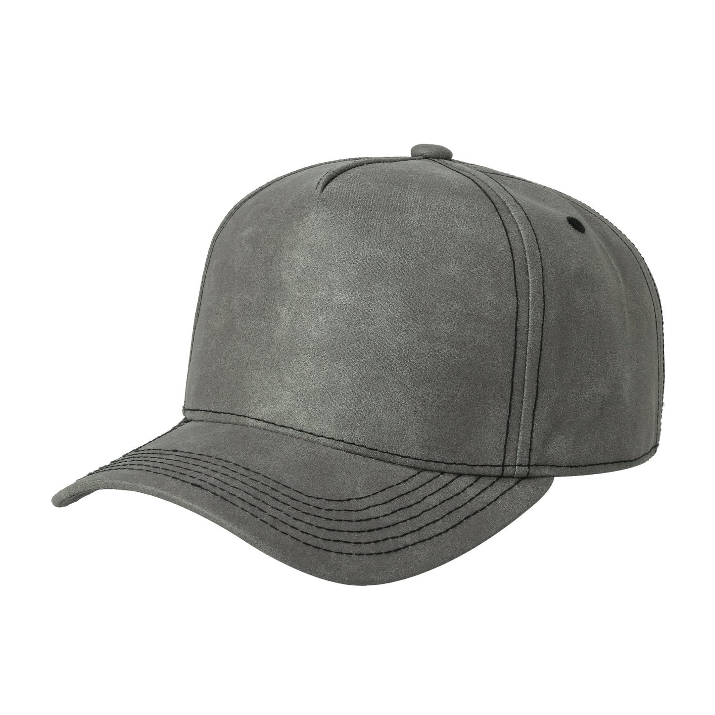 5RS - 5 Panel Leather Cap