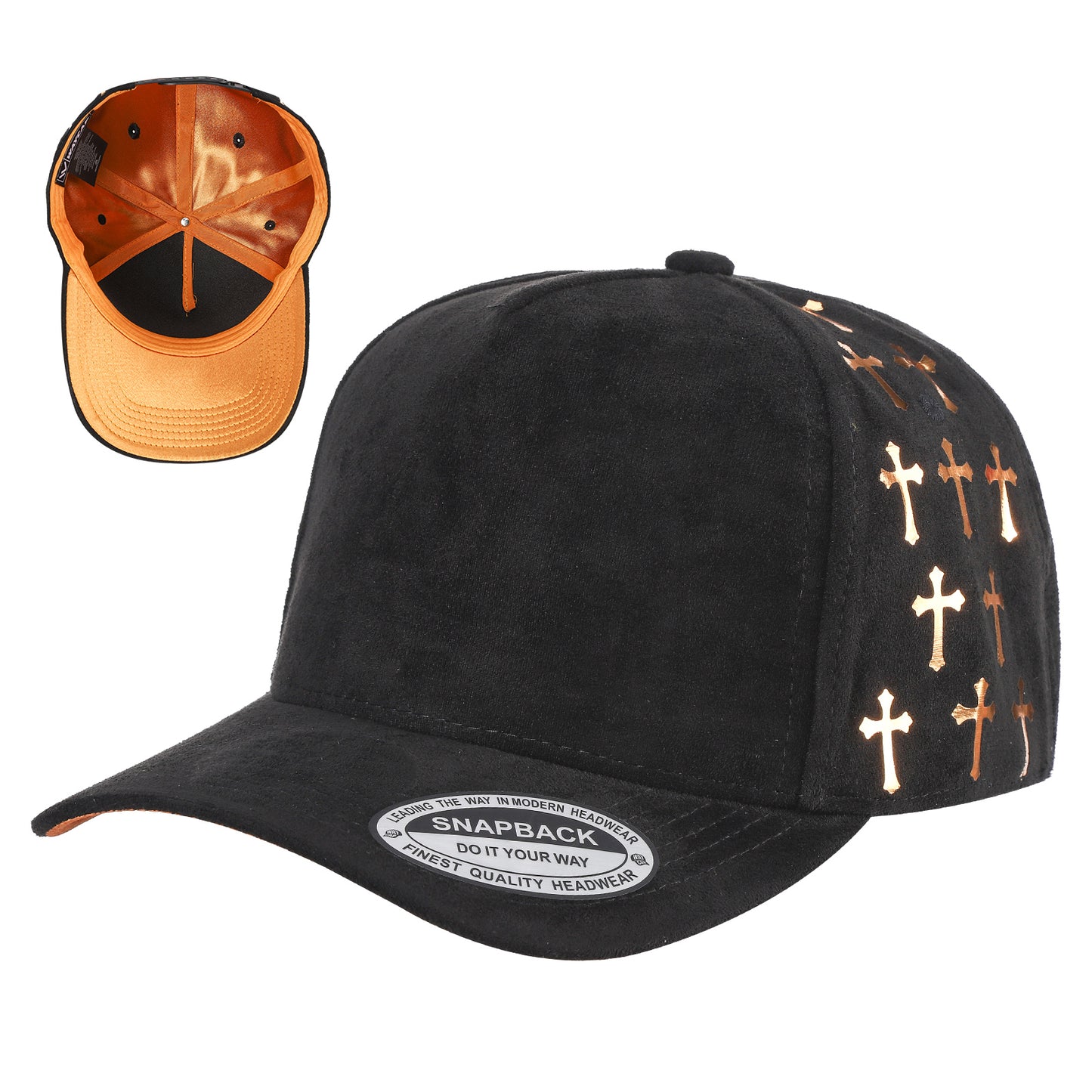 5SSTG - 5 Panel Suede Satin Gilding