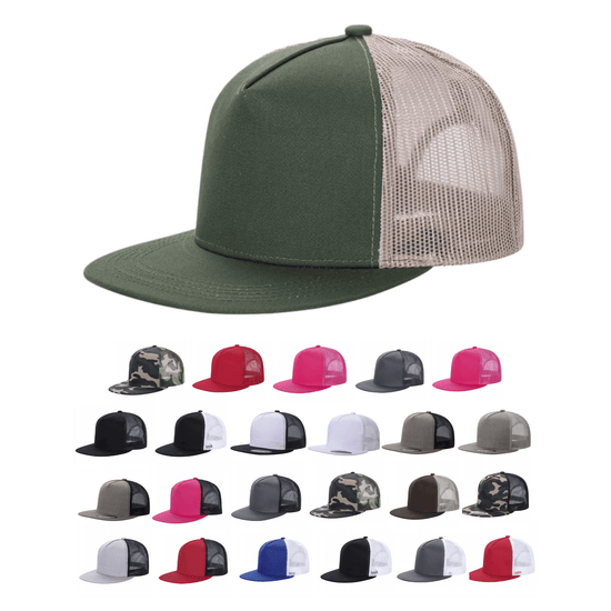 5FTM - Solid & 2-Tone Cotton/Poly Hat