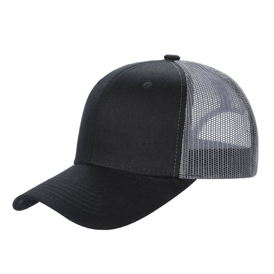6CTM - 2 Tone 6 Panel Curve Trucker Mesh Hat