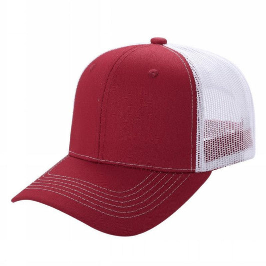 6CTM - 6 Panel Curve Trucker Mesh 2-Tone Hat