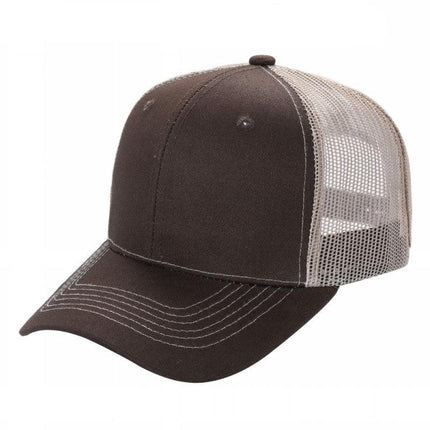 6CTM - 6 Panel Curve Trucker Mesh Hat