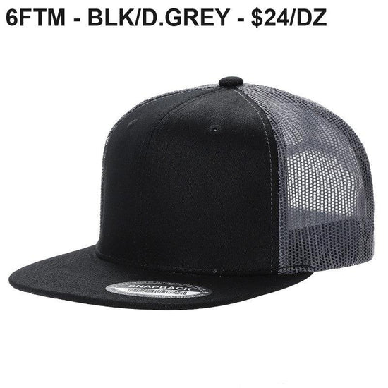 6FTM - 6 Panel Flat Bill