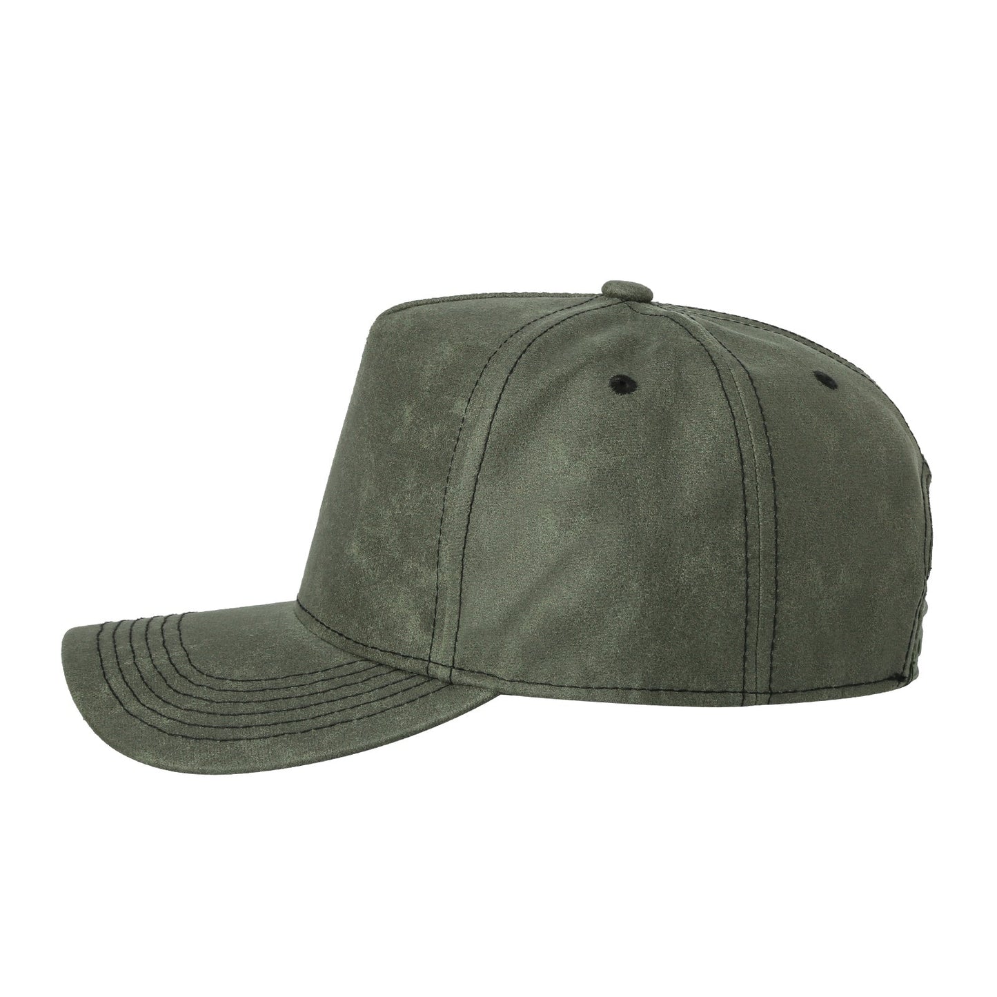 5RS - 5 Panel Leather Cap
