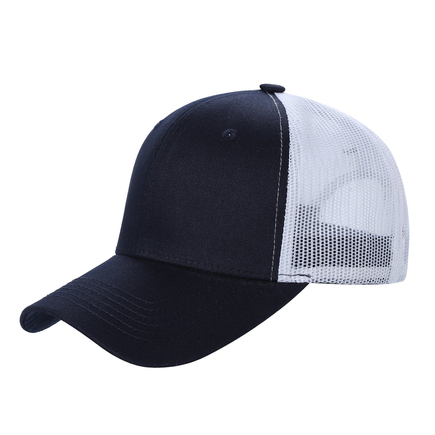 6CTM - 2 Tone 6 Panel Curve Trucker Mesh Hat