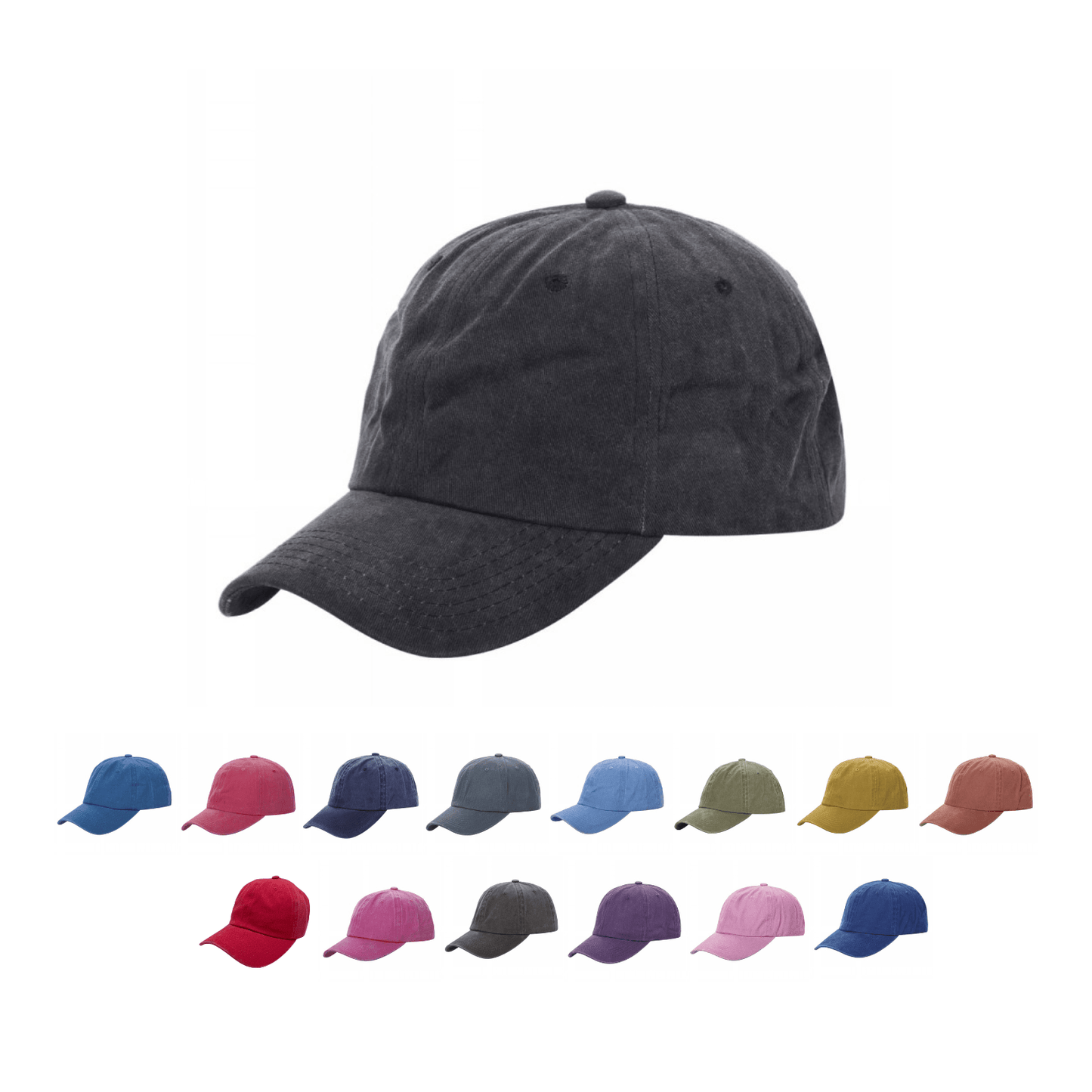 PDH - Pigment Dyed Dad Buckle Hat